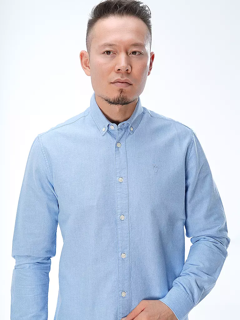 KNOWLEDGE COTTON APPAREL | Chemise coupe droite HARALD | blau