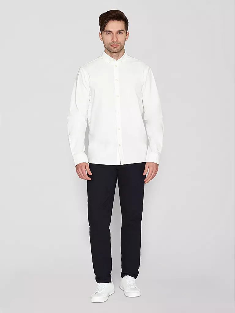 KNOWLEDGE COTTON APPAREL | Chemise coupe régulière HARALD | Blanc