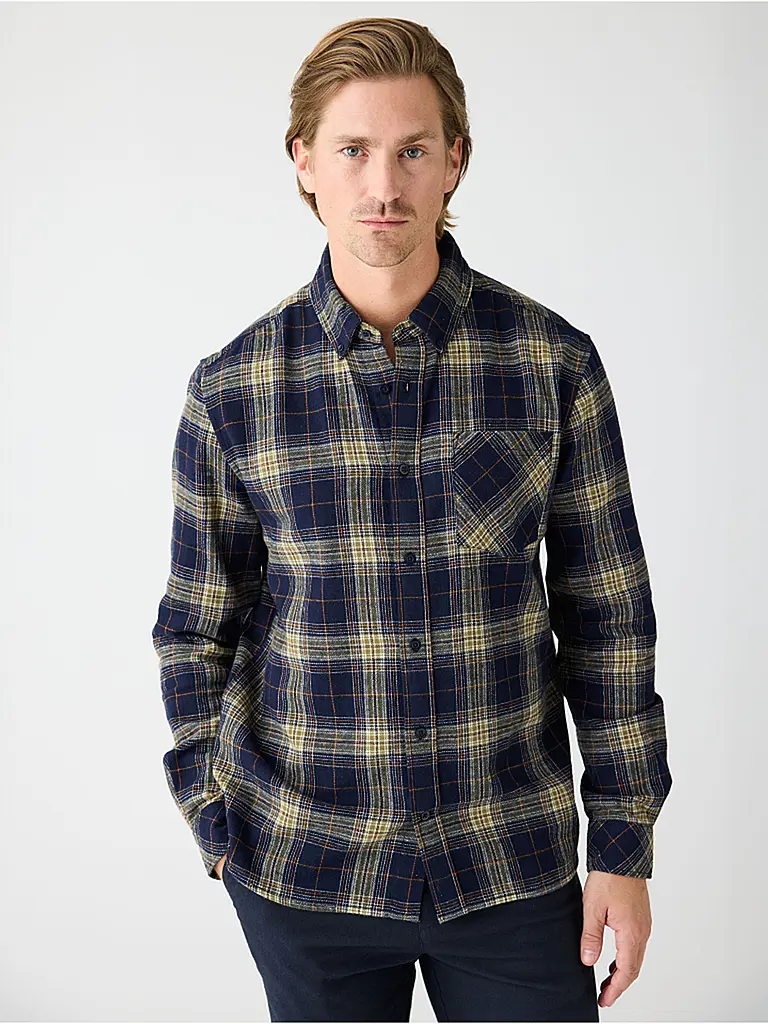 KNOWLEDGE COTTON APPAREL | Chemise coupe régulière | blau