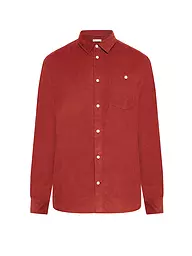 KNOWLEDGE COTTON APPAREL | Chemise coupe regular | Rouge foncé