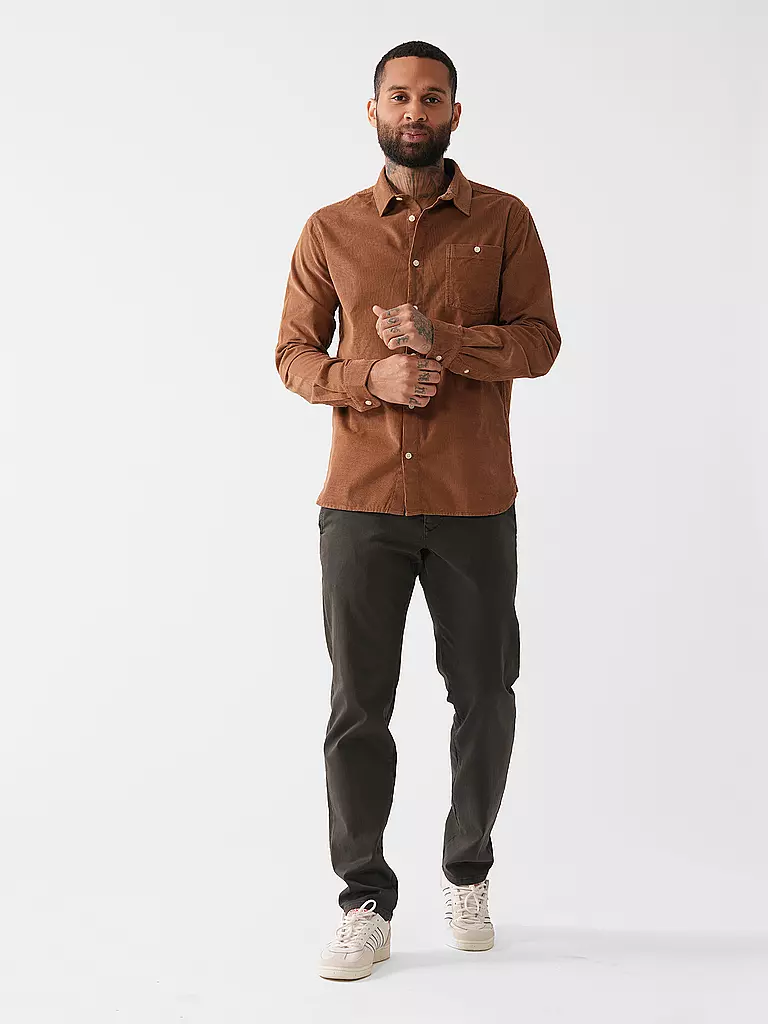 KNOWLEDGE COTTON APPAREL | Chemise coupe regular | Camel