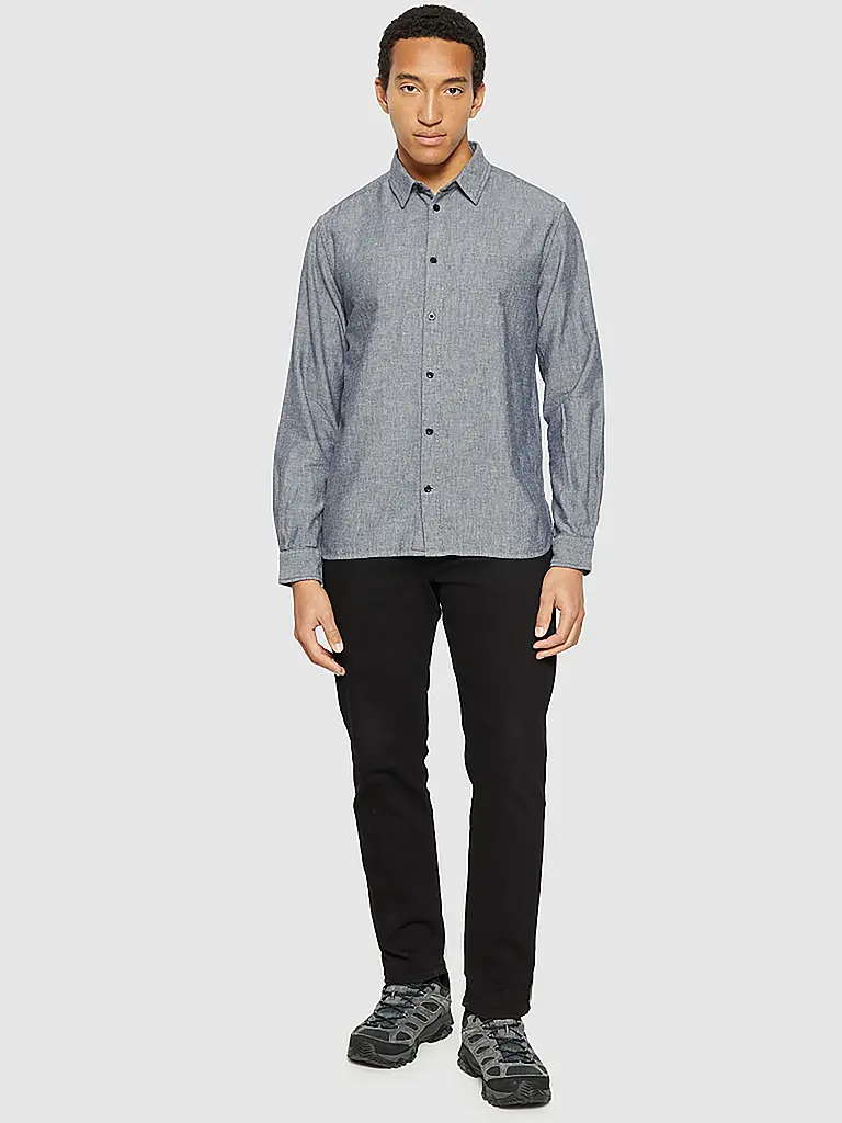 KNOWLEDGE COTTON APPAREL | Chemise en flanelle coupe regular | blau