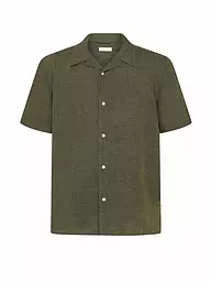 KNOWLEDGE COTTON APPAREL | Chemise en lin | Olive