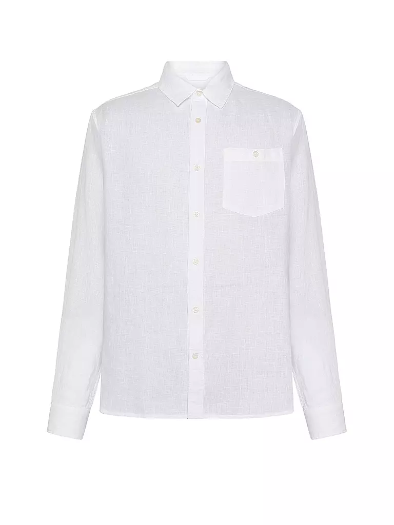 KNOWLEDGE COTTON APPAREL | Chemise en lin | weiss