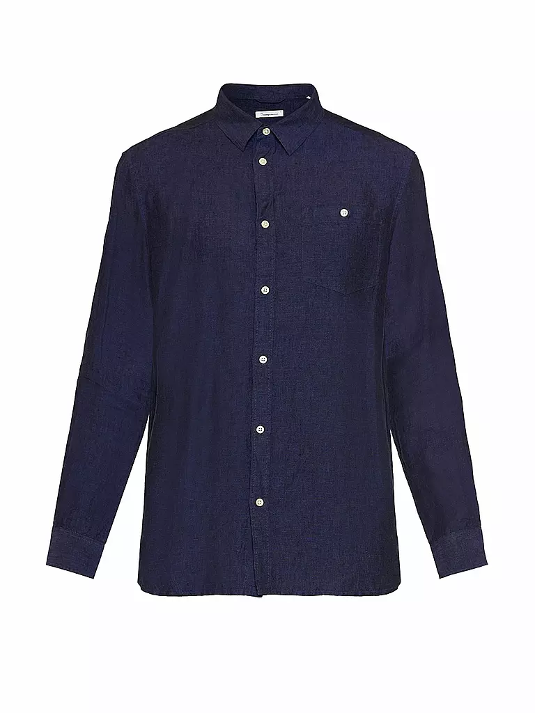 KNOWLEDGE COTTON APPAREL | Chemise en lin | blau
