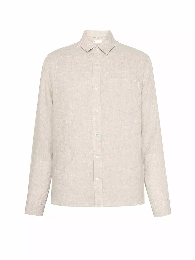 KNOWLEDGE COTTON APPAREL | Chemise en lin | beige