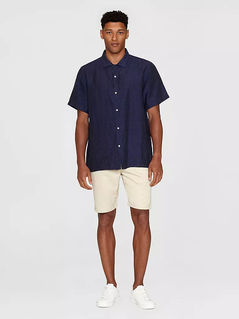 KNOWLEDGE COTTON APPAREL | Chemise en lin | dunkelblau