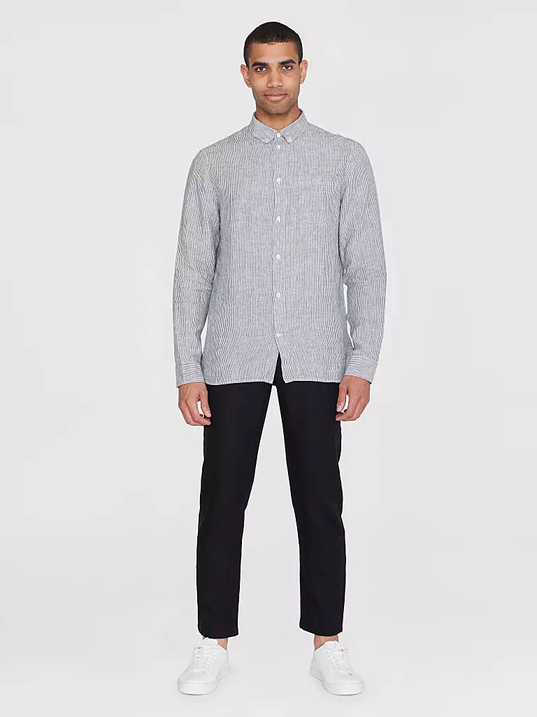 KNOWLEDGE COTTON APPAREL | Chemise en lin | weiss