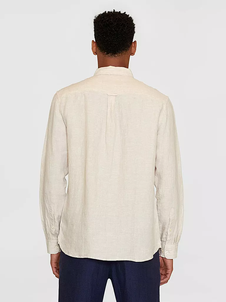 KNOWLEDGE COTTON APPAREL | Chemise en lin | beige