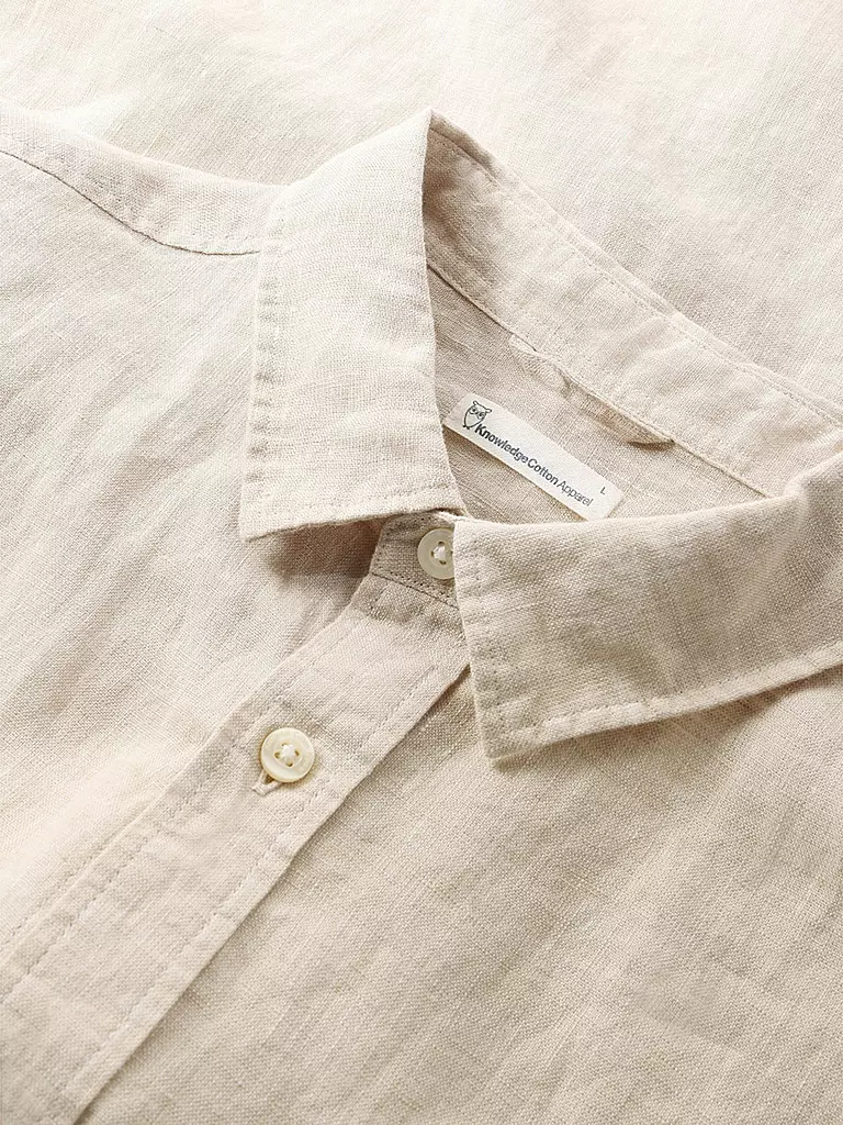 KNOWLEDGE COTTON APPAREL | Chemise en lin | beige