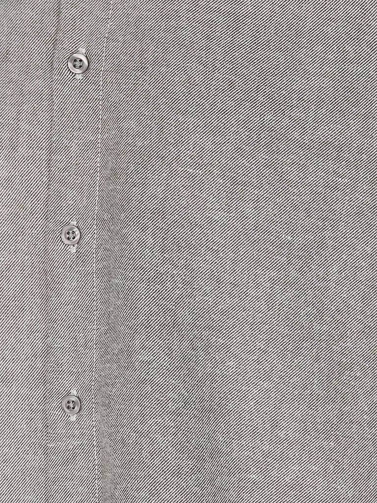 KNOWLEDGE COTTON APPAREL | Flanellhemd Slim Fit | hellgrau