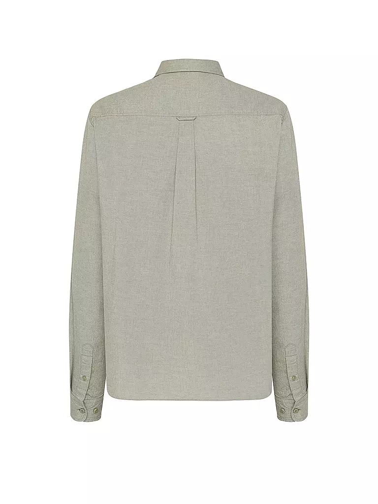 KNOWLEDGE COTTON APPAREL | Hemd Regular Fit  | Olive