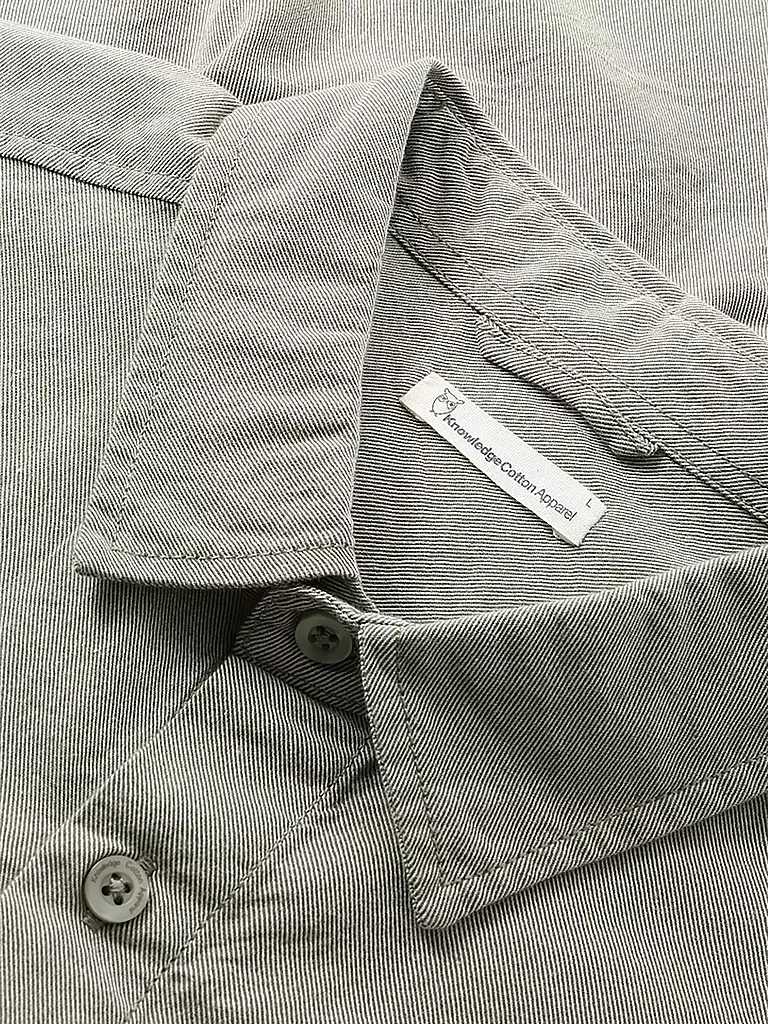 KNOWLEDGE COTTON APPAREL | Hemd Regular Fit  | Olive