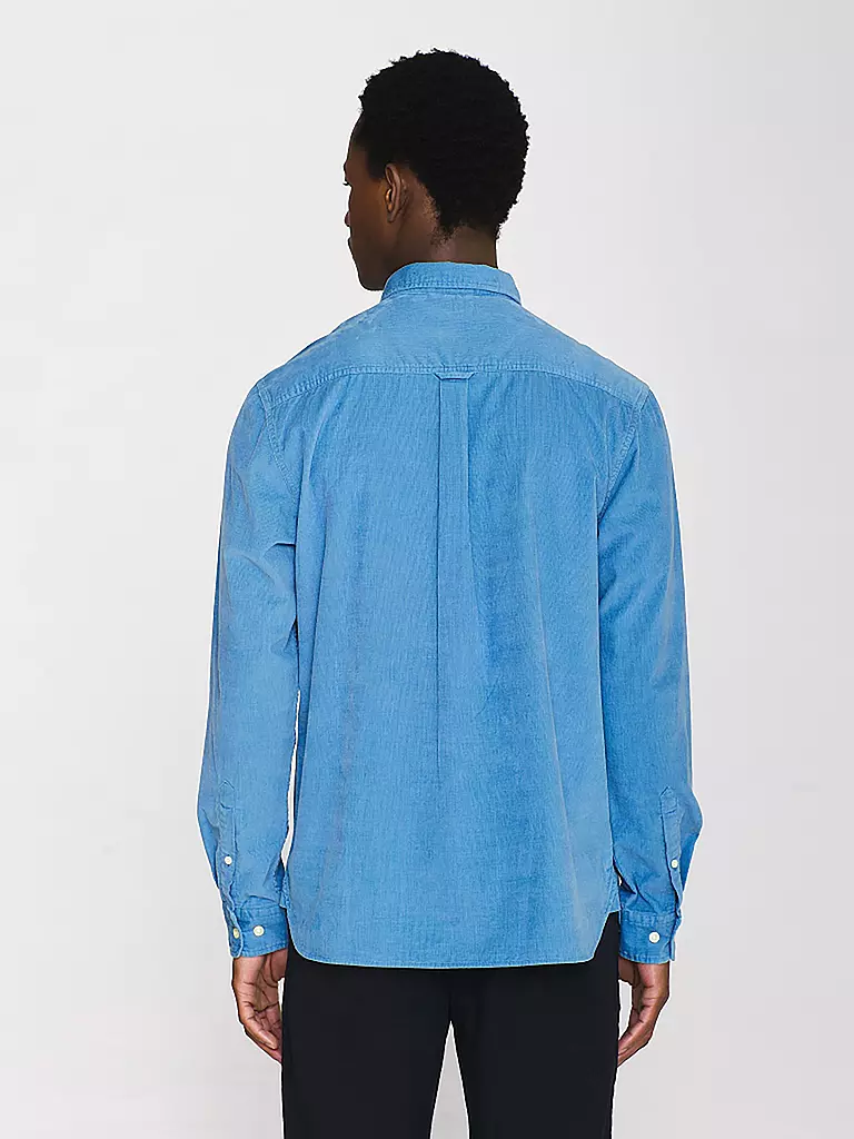 KNOWLEDGE COTTON APPAREL | Hemd Regular Fit | Bleu clair