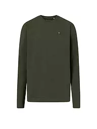 KNOWLEDGE COTTON APPAREL | Langarmshirt  | Vert foncé