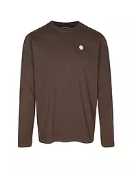KNOWLEDGE COTTON APPAREL | Langarmshirt  | Marron
