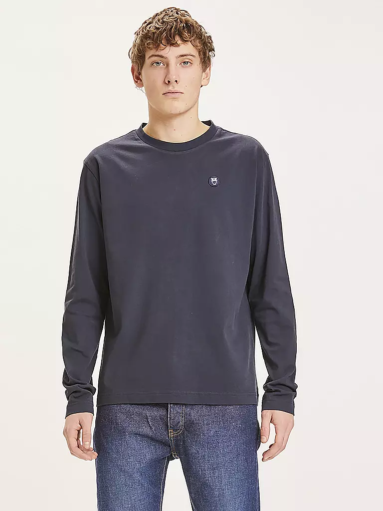 KNOWLEDGE COTTON APPAREL | Langarmshirt | Bleu