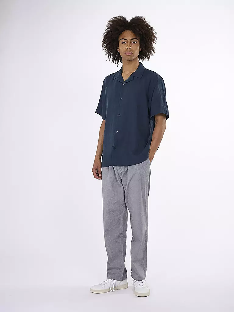 KNOWLEDGE COTTON APPAREL | Leinenhemd | Bleu
