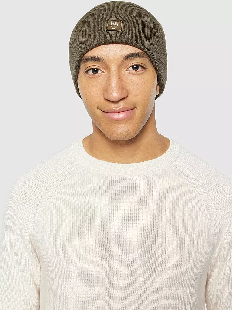 KNOWLEDGE COTTON APPAREL | Mütze - Haube | Olive