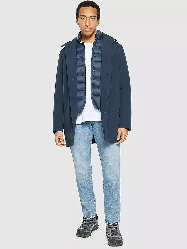 KNOWLEDGE COTTON APPAREL | Manteau CLIMATE SHELL | blau