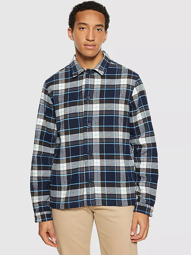 KNOWLEDGE COTTON APPAREL | Overshirt en Flanelle Coupe Standard | 