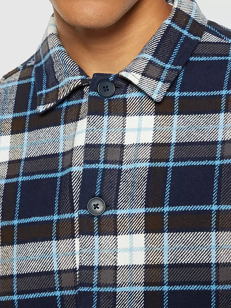 KNOWLEDGE COTTON APPAREL | Overshirt en Flanelle Coupe Standard | 
