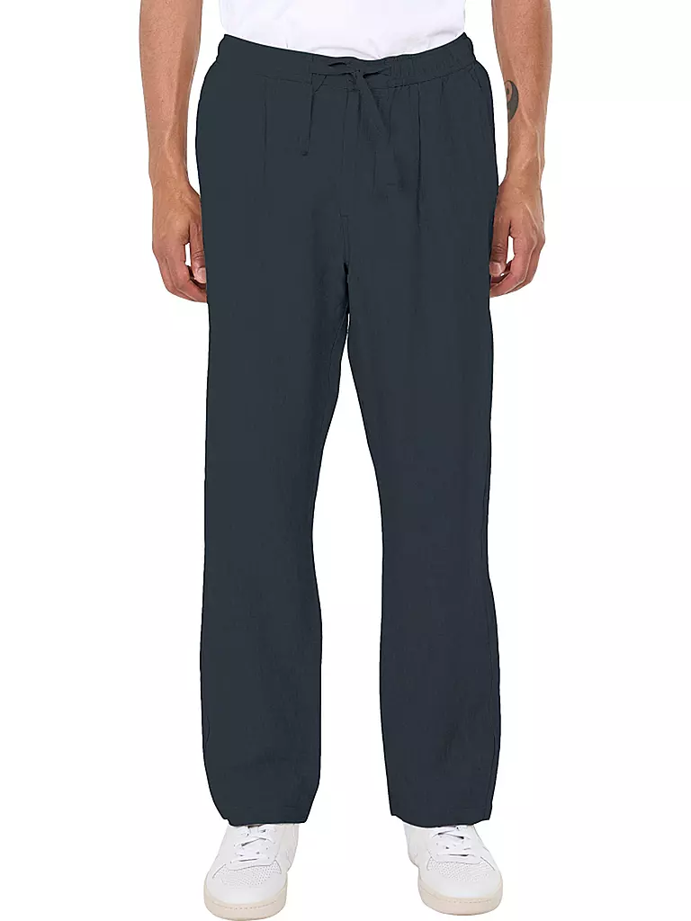 KNOWLEDGE COTTON APPAREL | Pantalon en lin | blau