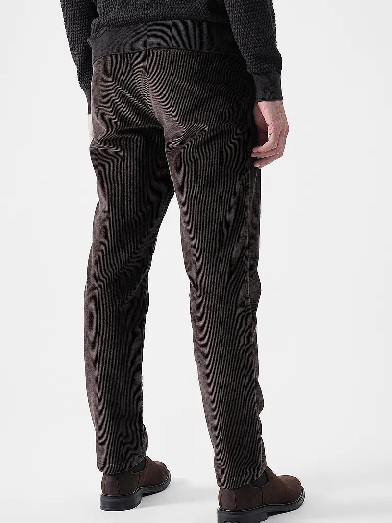 KNOWLEDGE COTTON APPAREL | Pantalon en velours côtelé CHUCK | braun
