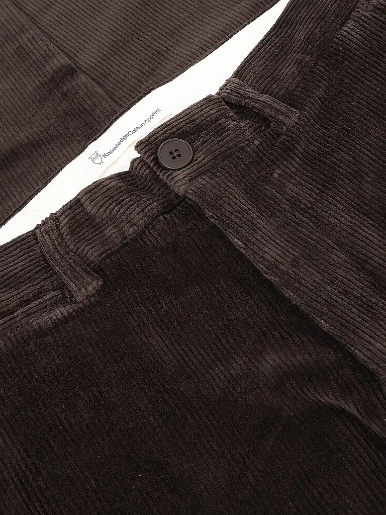 KNOWLEDGE COTTON APPAREL | Pantalon en velours côtelé CHUCK | braun