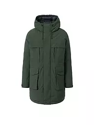 KNOWLEDGE COTTON APPAREL | Parka APEX CANVAS | Vert foncé