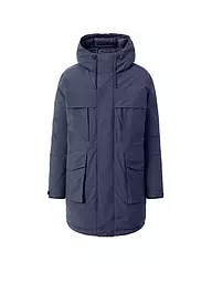KNOWLEDGE COTTON APPAREL | Parka APEX CANVAS | Bleu