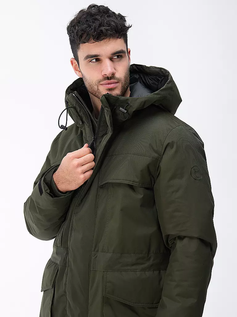 KNOWLEDGE COTTON APPAREL | Parka APEX CANVAS | 