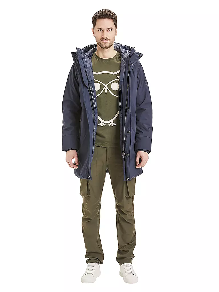 KNOWLEDGE COTTON APPAREL | Parka Softshell | Bleu