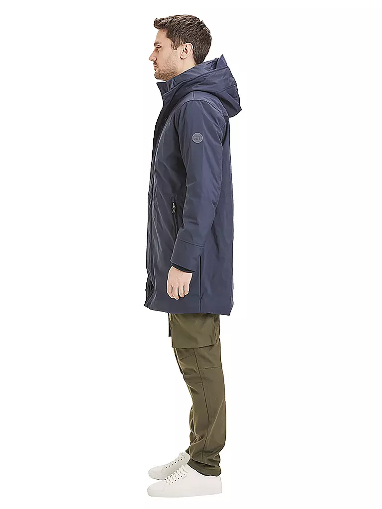 KNOWLEDGE COTTON APPAREL | Parka Softshell | Bleu