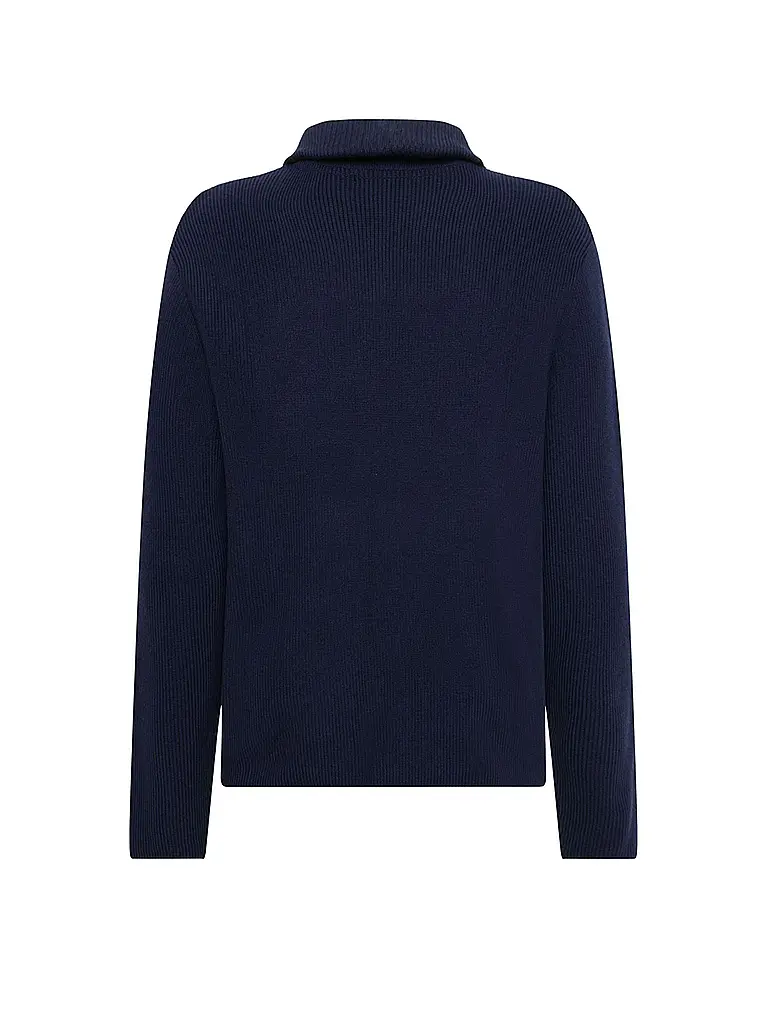 KNOWLEDGE COTTON APPAREL | Pull Troyer | Bleu