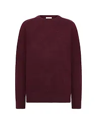 KNOWLEDGE COTTON APPAREL | Pull FIELD | Rouge foncé