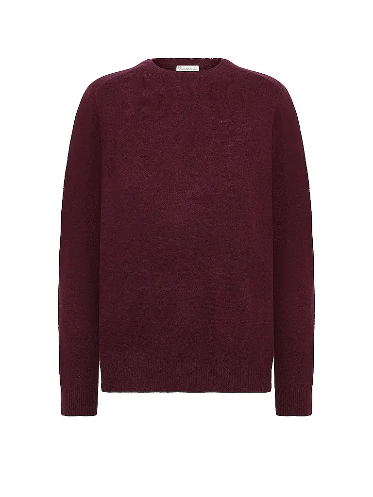 KNOWLEDGE COTTON APPAREL | Pull | dunkelrot