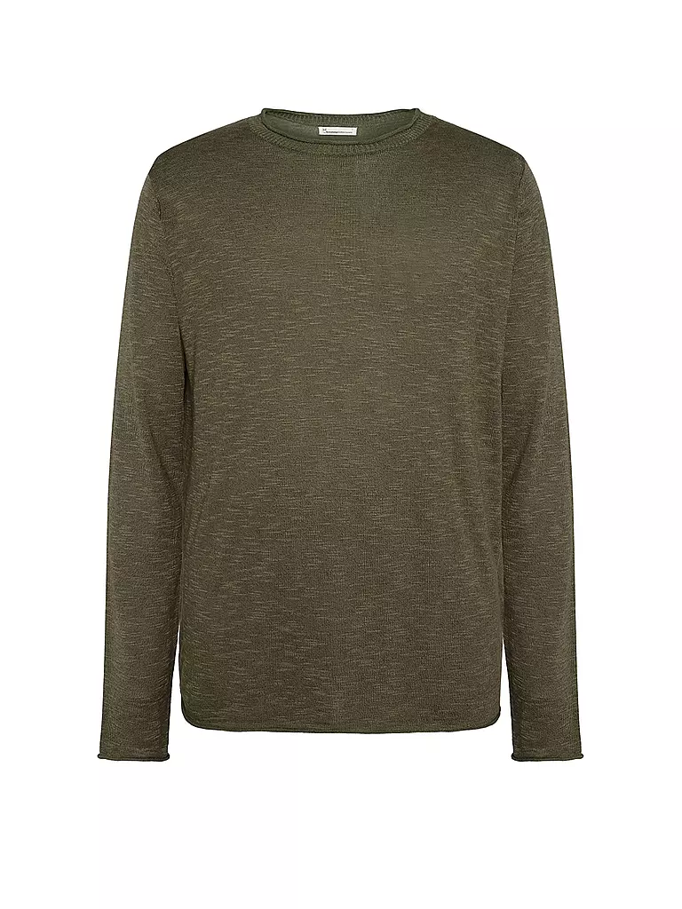 KNOWLEDGE COTTON APPAREL | Pullover  | Olive