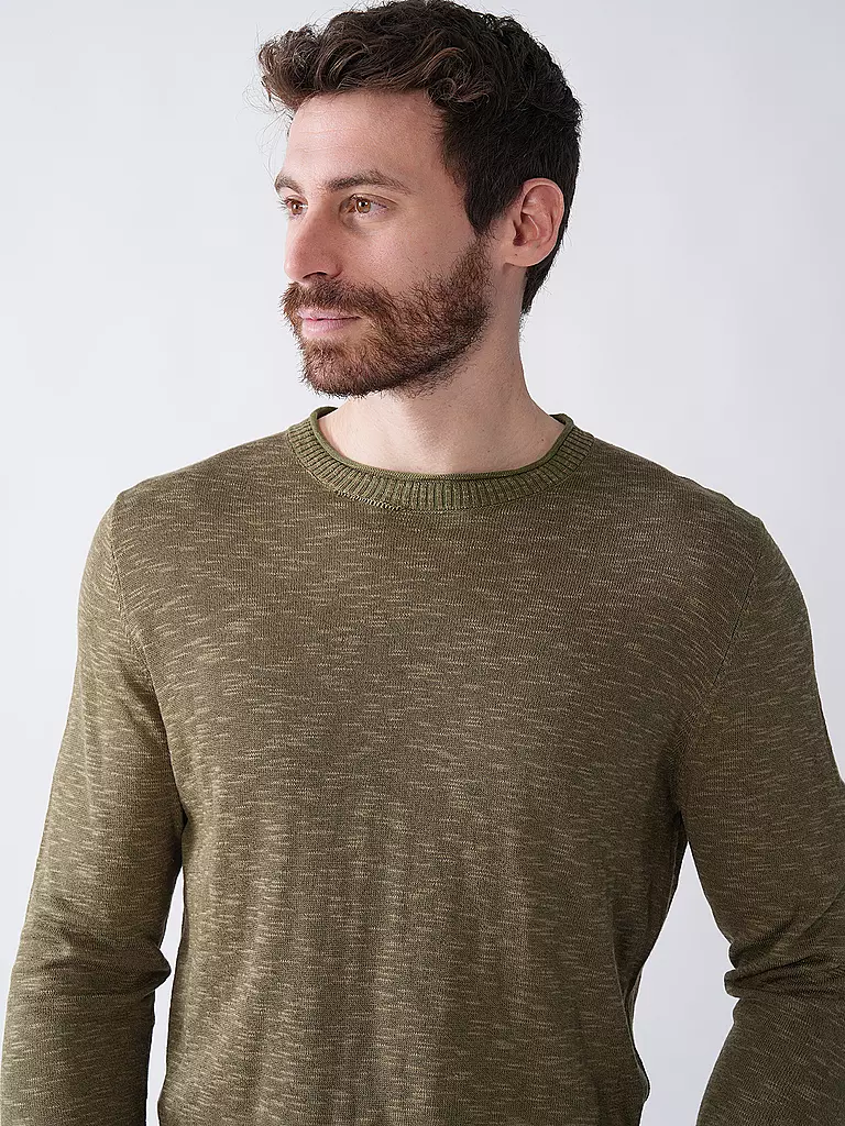 KNOWLEDGE COTTON APPAREL | Pullover  | Olive