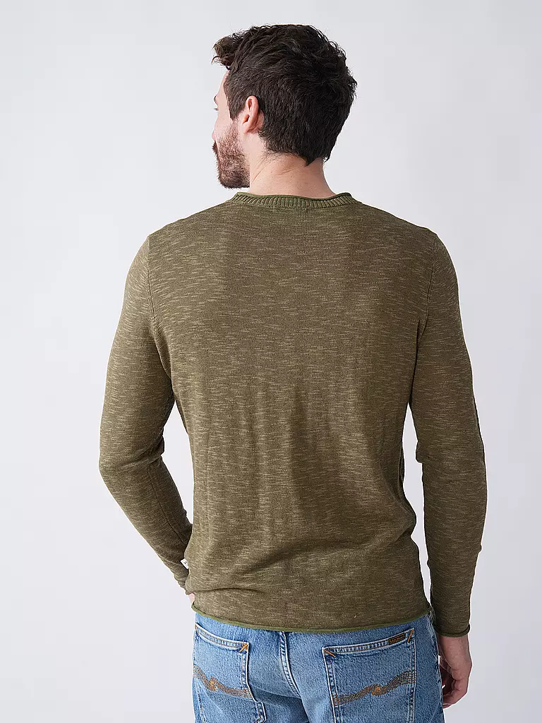 KNOWLEDGE COTTON APPAREL | Pullover  | Olive