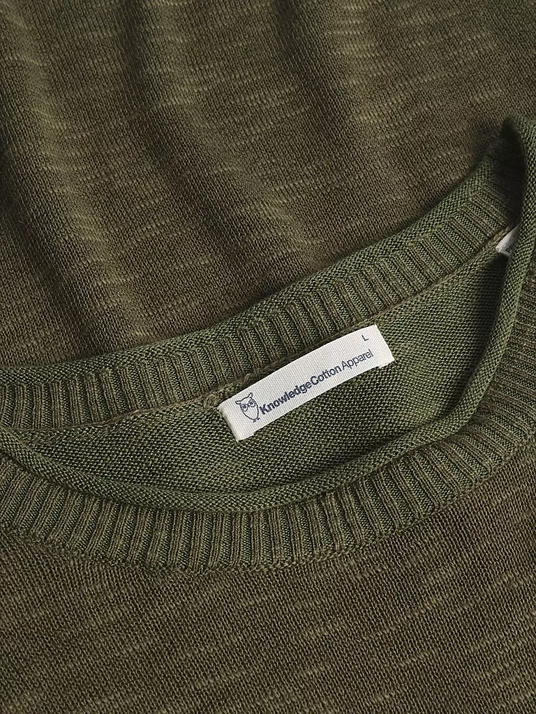 KNOWLEDGE COTTON APPAREL | Pullover  | Olive