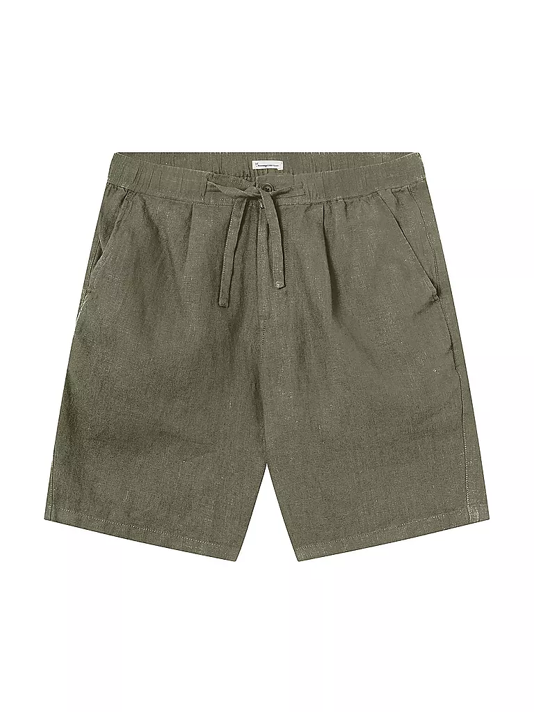 KNOWLEDGE COTTON APPAREL | Shorts FIG | Olive