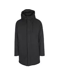 KNOWLEDGE COTTON APPAREL | Softshell Parka | Noir
