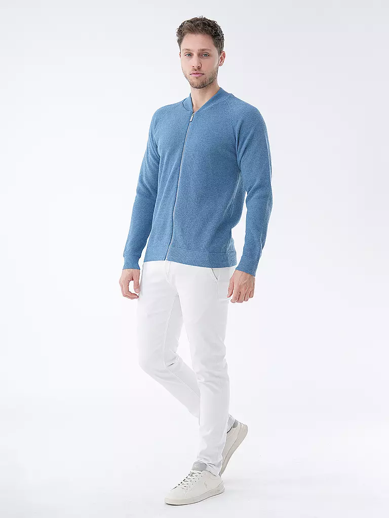 KNOWLEDGE COTTON APPAREL | Strickjacke  | Bleu clair