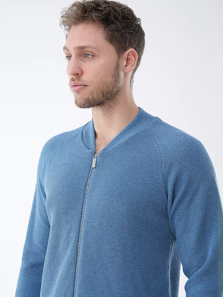 KNOWLEDGE COTTON APPAREL | Strickjacke  | Bleu clair