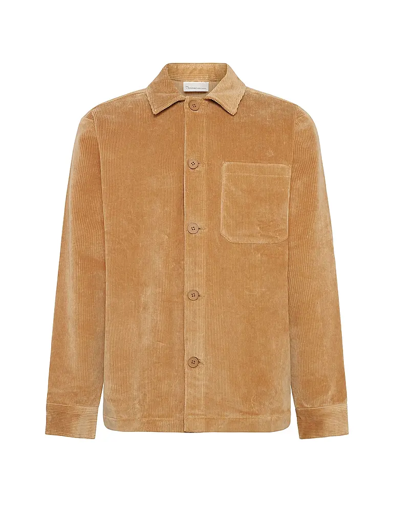 KNOWLEDGE COTTON APPAREL | Surchemise | camel