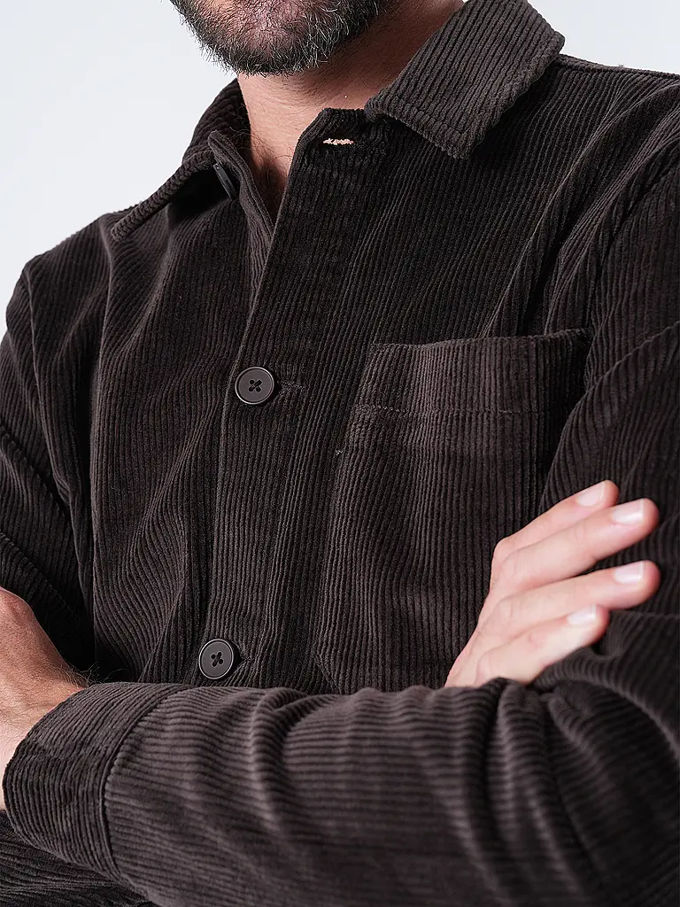 KNOWLEDGE COTTON APPAREL | Surchemise | braun