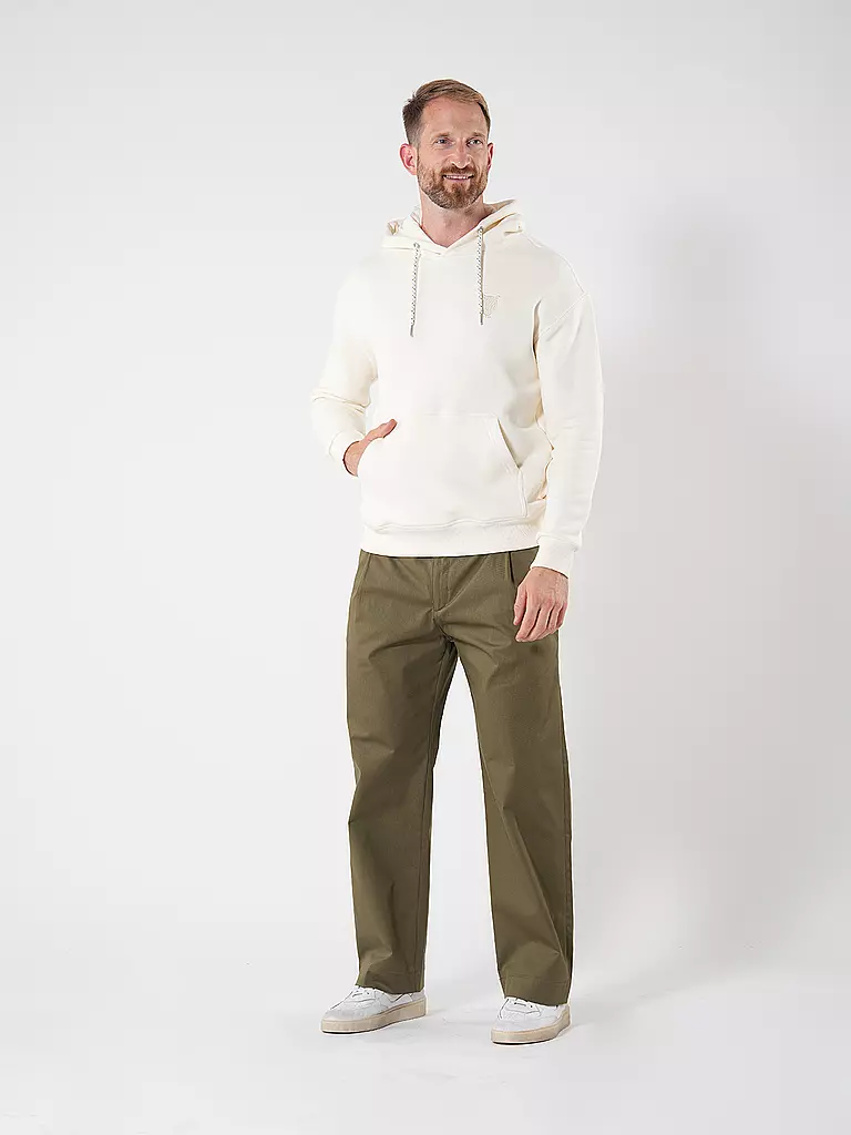 KNOWLEDGE COTTON APPAREL | Sweat à capuche - Hoodie | creme