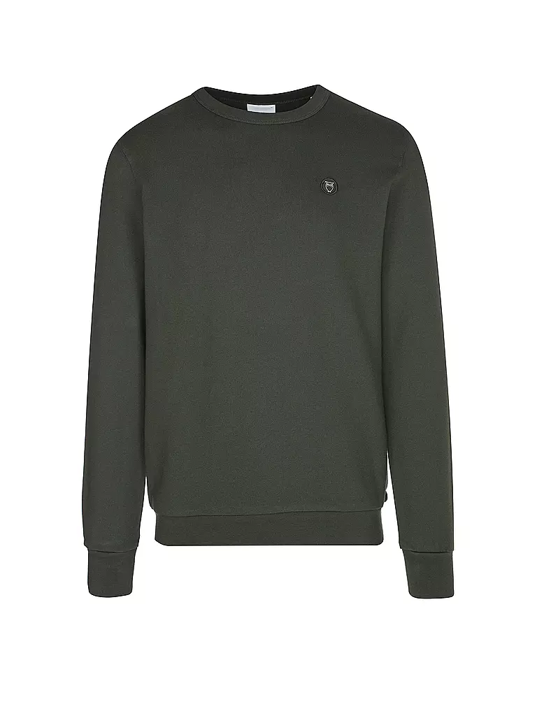 KNOWLEDGE COTTON APPAREL | Sweat ERIK | Vert foncé