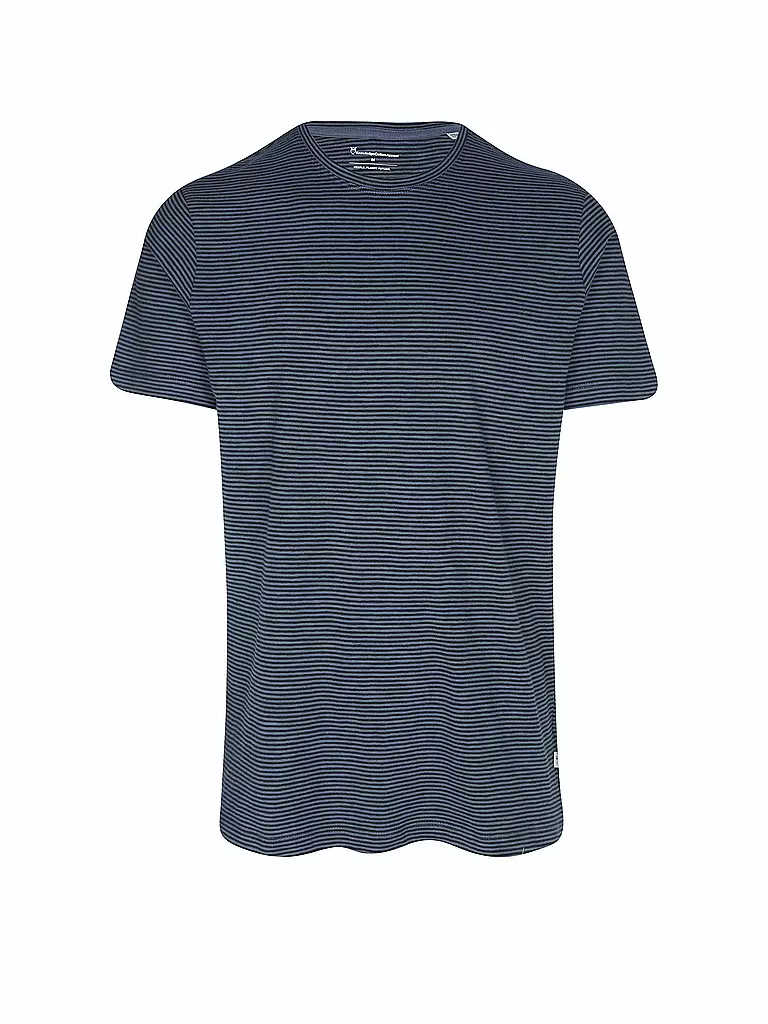 KNOWLEDGE COTTON APPAREL | T-Shirt  | Bleu